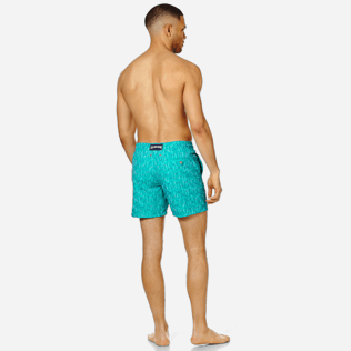 Herren Bestickte Bestickt - Armor Turtles Bademode mit Stickarbeiten für Herren – Limited Edition, Veronesengrün backworn Herren Bestickte Bestickt - Armor Turtles Bademode mit Stickarbeiten für Herren – Limited Edition, Veronesengrün backworn
