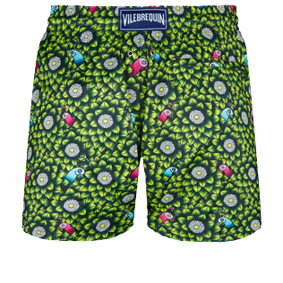 Herren Klassische dünne Stoffe Bedruckt - Ultraleichte und verstaubare Where is my peacok Bademode für Herren, Lemongrass back Herren Klassische dünne Stoffe Bedruckt - Ultraleichte und verstaubare Where is my peacok Bademode für Herren, Lemongrass back