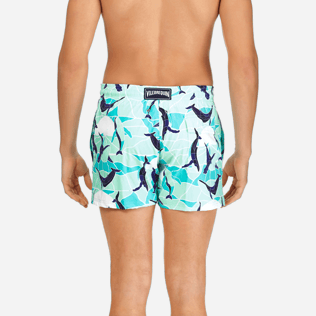 Men Classic / Moorea Printed - Men Stretch Swimwear Magic Whales, Lagoon supp2 Men Classic / Moorea Printed - Men Stretch Swimwear Magic Whales, Lagoon supp2