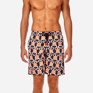 Hombre Clásico largon Estampado - Bañador de corte largo con estampado Primitive Turtles, Azul marino supp1 Hombre Clásico largon Estampado - Bañador de corte largo con estampado Primitive Turtles, Azul marino supp1