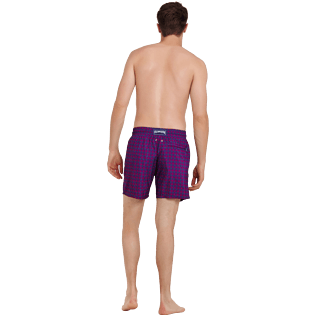 Men Ultra-light classique Printed - Men Swimtrunks Ultra-light and packable Perspective Fish, Plum backworn Men Ultra-light classique Printed - Men Swimtrunks Ultra-light and packable Perspective Fish, Plum backworn