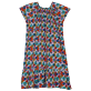 Mädchen Andere Bedruckt - Marguerites Kleid aus Baumwolle für Mädchen, Weiss Rückansicht
