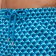 Hombre Clásico Estampado - Bañador con estampado Micro Waves para hombre, Lazulii blue detalles vista 1