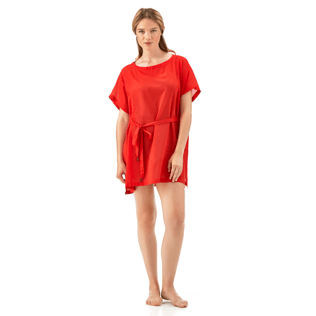 Mujer Vestido Liso - Vestido liso para la playa, Amapola supp1 Mujer Vestido Liso - Vestido liso para la playa, Amapola supp1