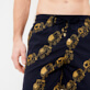Men Classic Embroidered - Men Swim Trunks Embroidered Elephant Dance - Limited Edition, Navy details view 1