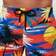 Uomo Altri Stampato - Costume da bagno uomo elasticizzato Hawaiian - Vilebrequin x Palm Angels, Red dettagli vista 4