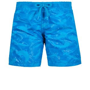男童 Others 神奇 - 男童 2011 Les Requins 遇水变色泳裤, Hawaii blue 背面穿戴视图