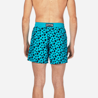 Men Classic / Moorea Printed - Men Swimwear Flocked Micro ronde des tortues, Curacao supp2 Men Classic / Moorea Printed - Men Swimwear Flocked Micro ronde des tortues, Curacao supp2