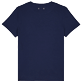 Uomo Altri Stampato - T-shirt uomo in cotone Batik Fishes, Blu marine vista posteriore