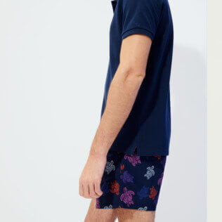 Uomo Altri Unita - Polo in piquet di cotone, Blu marine supp3 Uomo Altri Unita - Polo in piquet di cotone, Blu marine supp3