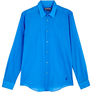 Autros Liso - Camisa en velo de algodón de color liso unisex, Atoll front Autros Liso - Camisa en velo de algodón de color liso unisex, Atoll front