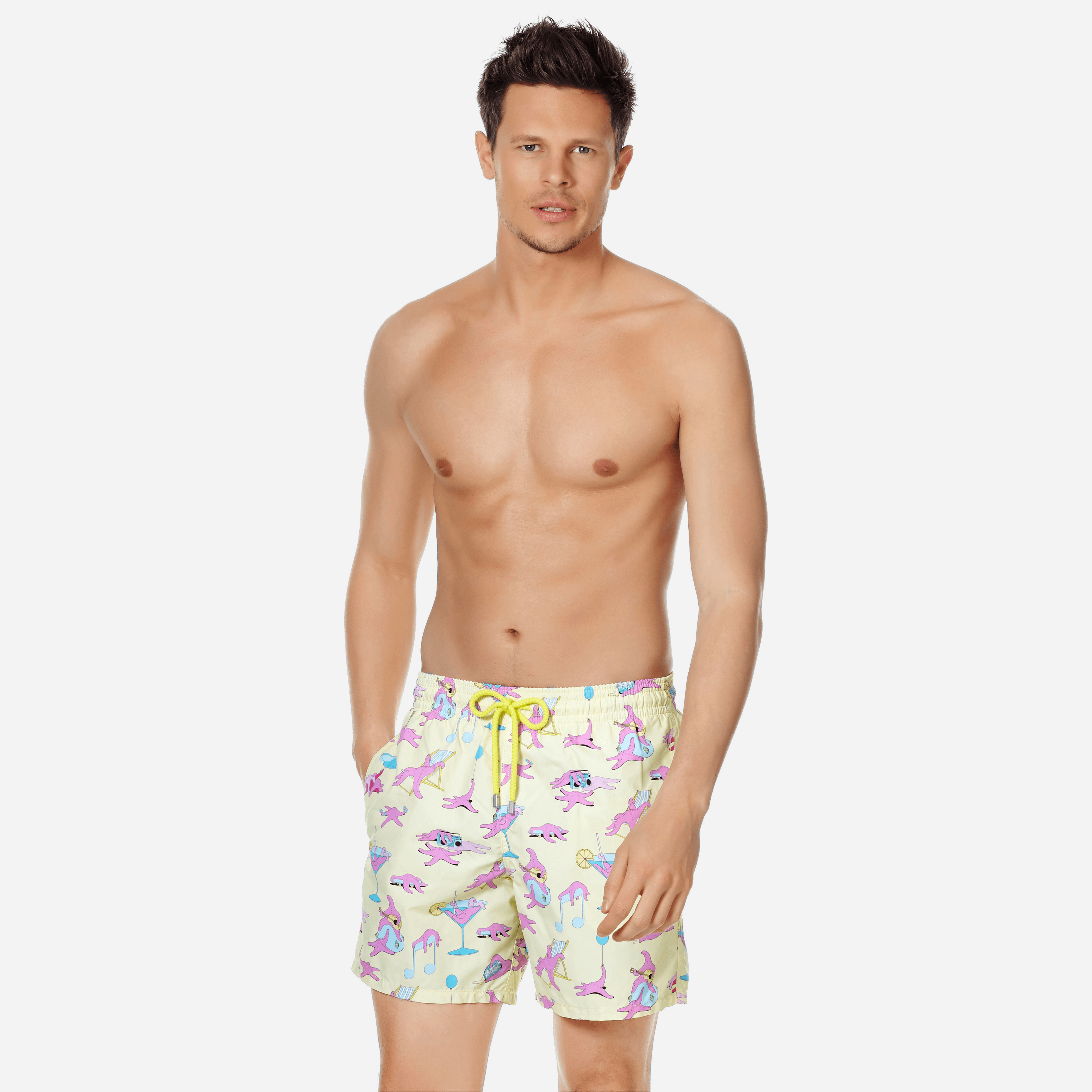 Maillots de bain Homme - Maillot de bain Homme Jeux de Plage - MAILLOT DE BAIN - MOOREA - Jaune - XX