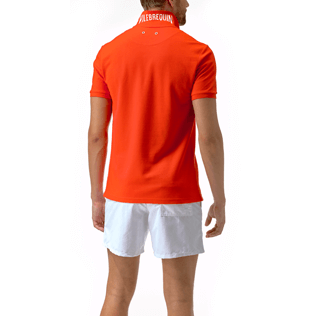 Uomo Altri Unita - Polo in piquet di cotone, Papavero backworn Uomo Altri Unita - Polo in piquet di cotone, Papavero backworn