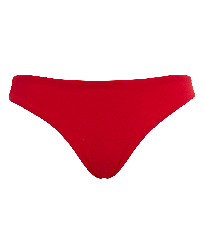 Women Classic brief Solid - Women Bikini Bottom Brief Solid, Strawberry front view