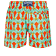 Men Ultra-light classique Printed - Men Swim Trunks Ultra-light and packable 2008 Graphic Squids , Lagoon back view