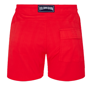 Homme CEINTURE PLATE Uni - Maillot de bain Homme Court Stretch Ceinture Plate Prince de Galles, Rouge medicis back Homme CEINTURE PLATE Uni - Maillot de bain Homme Court Stretch Ceinture Plate Prince de Galles, Rouge medicis back