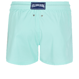 Men Short classic Solid - Men Swim Trunks Short and Fitted Stretch Solid, Lagoon back view