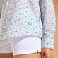 Others Printed - Unisex Cotton Voile Summer Shirt 2007 Snails Cotton Voile, Lazulii blue details view 1