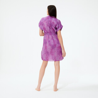 女款 Others 绣 - 女士丝光绵刺绣衬衫裙, Orchid backworn 女款 Others 绣 - 女士丝光绵刺绣衬衫裙, Orchid backworn