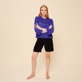 Damen Andere Uni - Solid Sweatshirt aus Frottee für Damen, Purple blue Details Ansicht 2