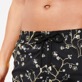 Herren Klassische Bestickt - Cherry Blossom Badeshorts mit Stickerei für Herren – Limited Edition, Schwarz Details Ansicht 1