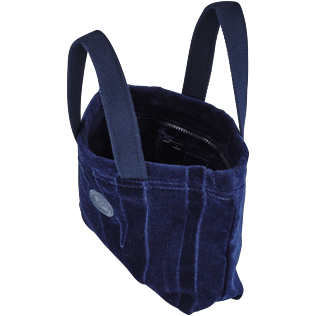 Others Solid - Small Terry Cloth Beach bag Jacquard Solid, Navy supp1 Others Solid - Small Terry Cloth Beach bag Jacquard Solid, Navy supp1