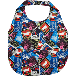 Others Printed - Oversize Foldable bag Queen Tour, Sea blue back Others Printed - Oversize Foldable bag Queen Tour, Sea blue back