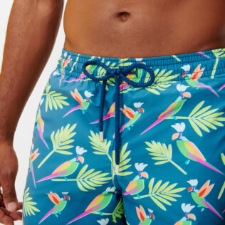 Homme CLASSIQUE LONG Imprimé - Maillot de bain homme Long Multicolore Parrots, Goa supp2 Homme CLASSIQUE LONG Imprimé - Maillot de bain homme Long Multicolore Parrots, Goa supp2