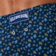 Men Fitted Printed - Men Short Swim Trunks Micro Tortues Rainbow, Navy details view 2