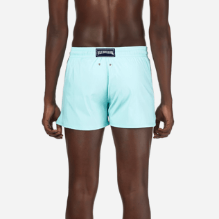 Hombre Short Clásico Liso - Bañador corto, ajustado y elástico liso para hombre, Laguna supp2 Hombre Short Clásico Liso - Bañador corto, ajustado y elástico liso para hombre, Laguna supp2