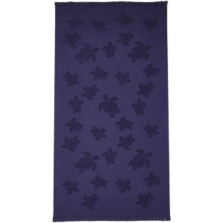 Autros Liso - Futa de tejido terry con estampado Turtles Jacquard, Midnight blue front Autros Liso - Futa de tejido terry con estampado Turtles Jacquard, Midnight blue front