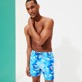 Men Ultra-light classique Printed - Men Swim Trunks Ultra-light and packable 2012 Flamants Roses, Lagoon front worn view