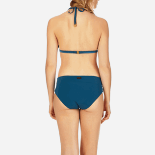 Damen High Waist Uni - Tuxedo Hochbund-Bikinihose für Damen, Gischt supp2 Damen High Waist Uni - Tuxedo Hochbund-Bikinihose für Damen, Gischt supp2