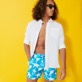 Men Ultra-light classique Printed - Men Ultra-light and packable Swim Shorts Clouds, Hawaii blue details view 1
