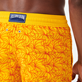 Men Classic Embroidered - Men Swimwear 1984 Invisible Fish Flocked, Yellow details view 1