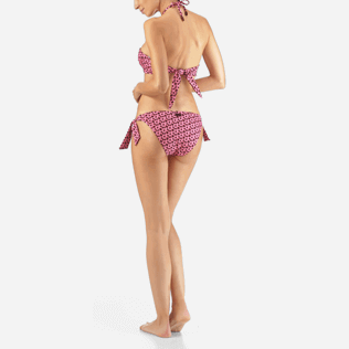 Mujer Braguitas Estampado - Braguitas de bikini con estampado Micro Turtles Hawaï, Rosa backworn Mujer Braguitas Estampado - Braguitas de bikini con estampado Micro Turtles Hawaï, Rosa backworn