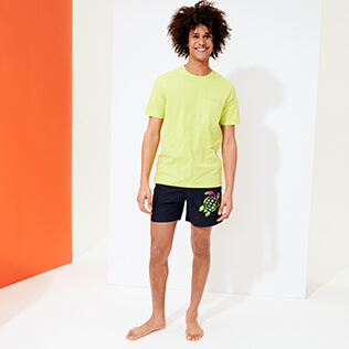 Herren Andere Uni - Einfarbiges T-Shirt aus Bio-Baumwolle für Herren, Coriander supp3 Herren Andere Uni - Einfarbiges T-Shirt aus Bio-Baumwolle für Herren, Coriander supp3
