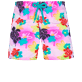 Boys Others Printed - Boys Swim Trunks 1988 Turtles Graffiti, Fluo pink front view