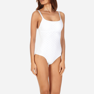 Femme UNE PIECE Brodé - Maillot de bain Une pièce décolleté arrondi Femme Broderies Anglaises, Blanc supp1 Femme UNE PIECE Brodé - Maillot de bain Une pièce décolleté arrondi Femme Broderies Anglaises, Blanc supp1