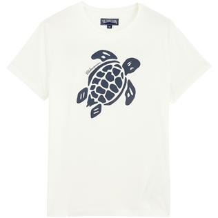 Uomo Altri Stampato - Men Organic Cotton T-Shirt Turtle Team, Gesso front Uomo Altri Stampato - Men Organic Cotton T-Shirt Turtle Team, Gesso front