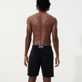 Men Others Solid - Unisex Terry Bermuda shorts, Navy back worn view