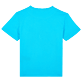 Garçons AUTRES Imprimé - T-shirt en Coton Organique garçon Tortue Multicolore, Azur vue de dos
