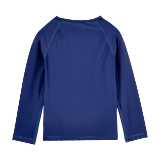Others Printed - Unisex Kids Long Sleeves Rashguards Solid, Navy back Others Printed - Unisex Kids Long Sleeves Rashguards Solid, Navy back