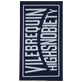 Others Printed - Logo Beach Towel - Vilebrequin x Highsnobiety, Deep blue front view