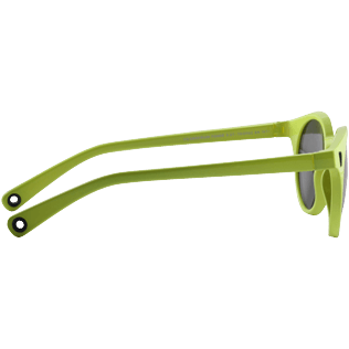Others Solid - Green Floaty Sunglasses, Lemongrass back worn view