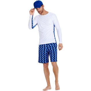 Homme AUTRES Imprimé - T-shirt Anti UV Homme Re Mi Fa Soles, Blanc supp2 Homme AUTRES Imprimé - T-shirt Anti UV Homme Re Mi Fa Soles, Blanc supp2