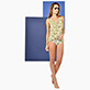 Conjunto de top de punto de lino con estampado Bamboo Song, front Conjunto de top de punto de lino con estampado Bamboo Song, front