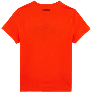 Uomo Altri Stampato - T-shirt uomo in cotone Turtle Swim, Nespola vista posteriore