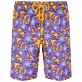 Men Long classic Printed - Men Swim Trunks Long Ultra-light and packable Octopus Band, Yellow front view