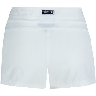 Femme AUTRES Uni - Shorty en Matière maillot de bain Stretch Femme Uni, Blanc back Femme AUTRES Uni - Shorty en Matière maillot de bain Stretch Femme Uni, Blanc back